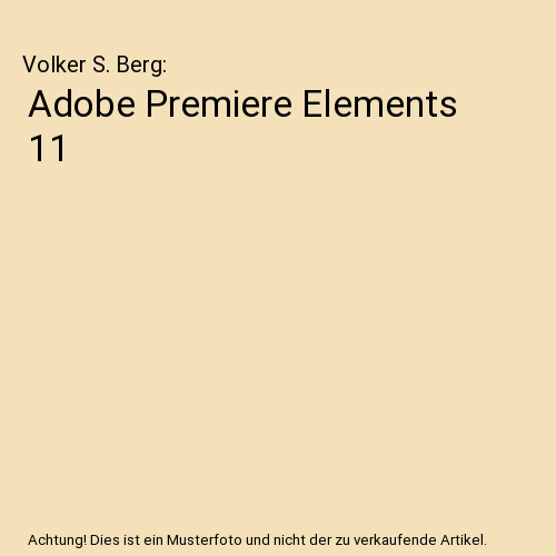 Adobe premiere elements - elements, 11