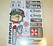 Autocollant   REPSOL BETA MOTOGP MOTOCROSS   moto dirt