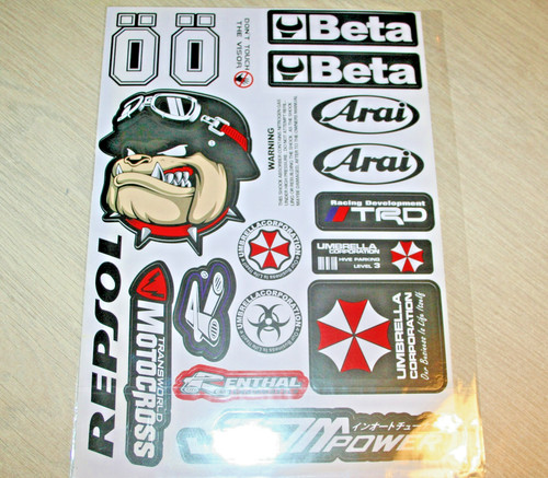 Autocollant repsol beta - autocollant,