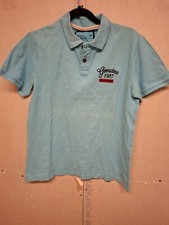 Polo épais Jules taille M bleu clair regular