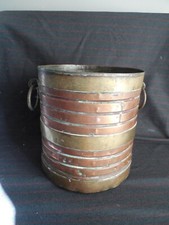 GRANDE MESURE A GRAIN EN CUIVRE 19eme siècle 10 LITRES Ferrat