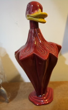 Bouteille Faïence Franor Royale Canard barbotine  ?