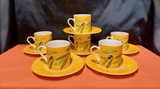 lot 6 tasses et sous tasses