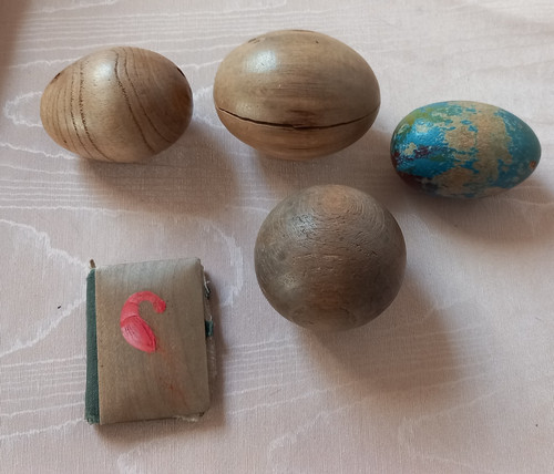 Lot anciens oeufs - anciens,