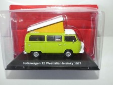 CAMPING CAR VW COMBI T2 WESTFALIA HELSINKY 1971 IXO PRESSE 1:43