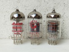 Lot de 3 tubes ECC83 et 12AX7A