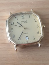 Montre quartz CLYDA PARIS NE FOCTIONNE PAS POUR PIÈCES 