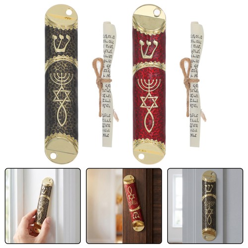 Lot mezouzas juives avec - 2,