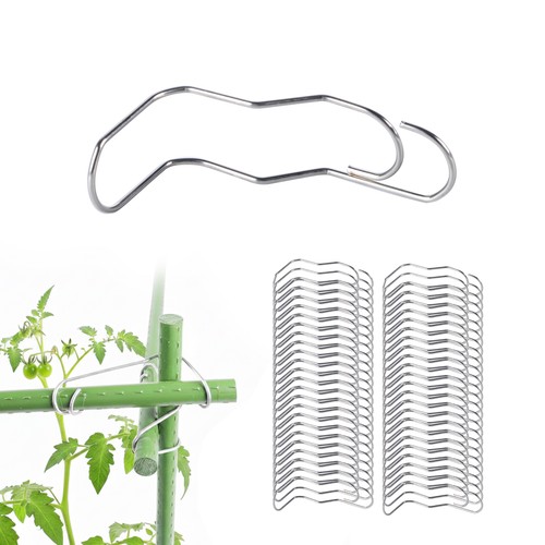Pinces inox pour tuteurs