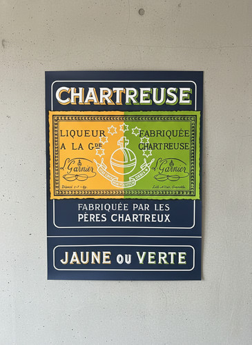 Affiche chartreuse jaune verte - chartreuse, jaune/verte
