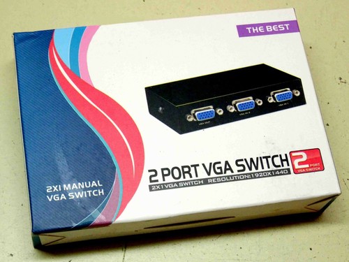 Port vga switch data - 2-port,