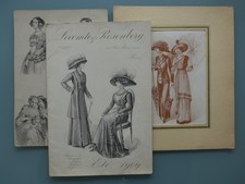 Mode Paris, 1909, 2 catalogues