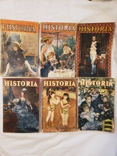 Lot De 6 Anciens Magazines HISTORIA  1955 / 1956
