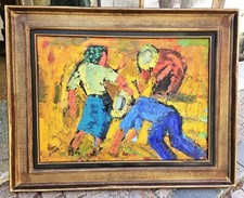 Paysans au labeur par Pierre