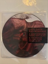 LADY GAGA Bad Romance  PICTURE DISC 7’´Disque Vinyle 45 Tours Occasion Ouvert