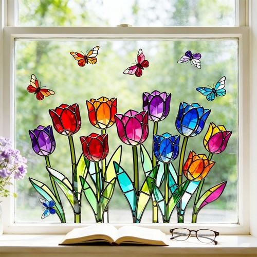 Tulipe vibrante design - , pvc