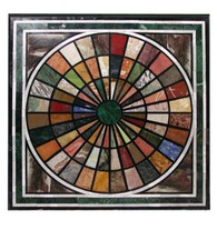 36 " Noir Marbre Table Top