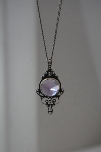 Collier ancien argent avec - collier,