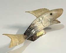 Sculpture Poisson en Corne