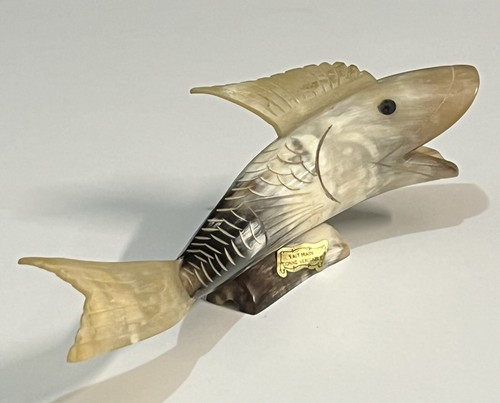 Sculpture poisson corne - sculpture, en