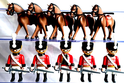 Playmobil soldats hussards - soldats,
