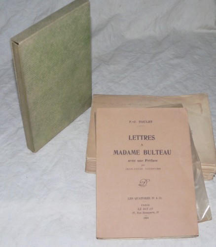 Toulet lettres a - toulet, :
