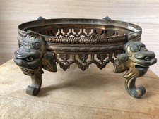 Piètement, socle, support en bronze asiatique ancien XIXème (Chine) Napoléon III