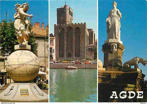 Carte postale agde - -,