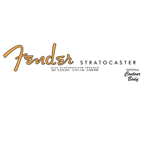 Stratocaster decal années - stratocaster, 50