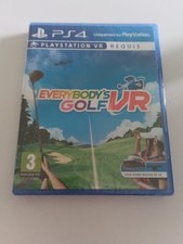 Everybody's Golf PSVR Sony PS4