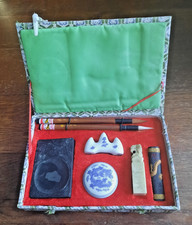COFFRET BOITE CALLIGRAPHIE CHINOISE COMPLETE