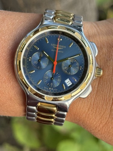 Chronographe longines conquest - chronographe,