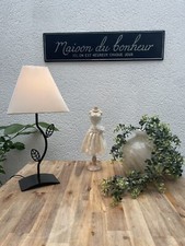 Lampe à Poser de Table ou de Chevet Décor Feuille - Métal