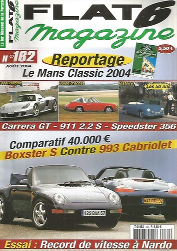 Flat magazine 162 boxster - n°162,