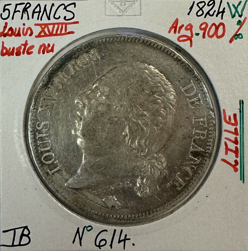 Francs louis xviii - xviii,