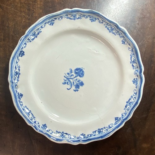 Moustiers assiette en - moustiers.,