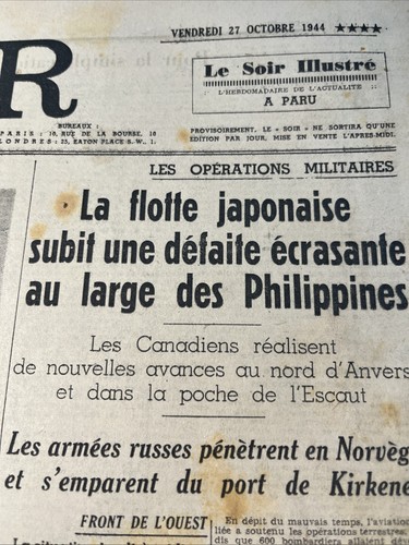 Journal soir 27 - oct, 1944