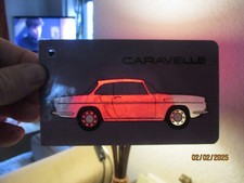 Ancienne RENAULT Caravelle no Floride : Fiche Plastique transparente