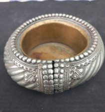 Ancien Bracelet Berbère Transformé en Cendrier Métal Argenté