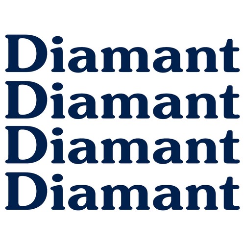 Diamant fendt old - old, autocollant