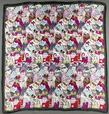 Magnifique  foulard  vintage " Chats     "