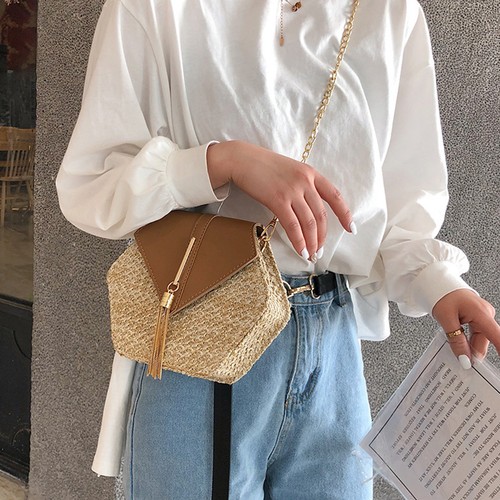 1pc fashion plaw sac tissé - 1pc,