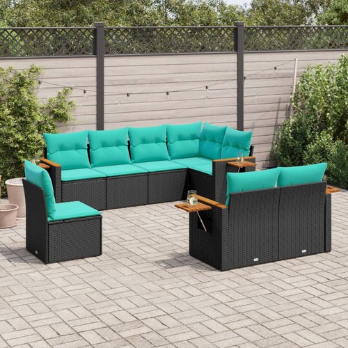 Salon jardin avec coussins - avec,