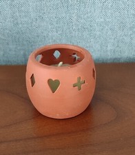 BOUGIE POT EN TERRE CUITE