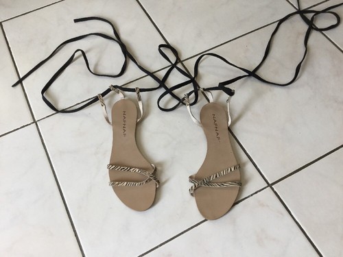 Sandales zébrées naf - sandales,