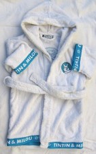 PEIGNOIR SORTIE DE BAIN BEBE TINTIN ET MILOU