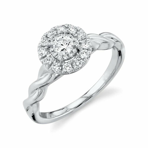 14k blanc fiançailles - 14k,