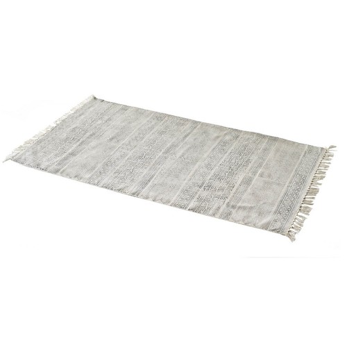 Noir coton tapis 150 tissé - tapis, cm