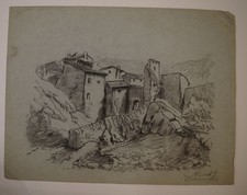 DESSIN VILLAGE DANS LA