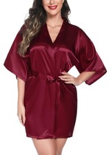 Kimono femme satin mariage - kimono,